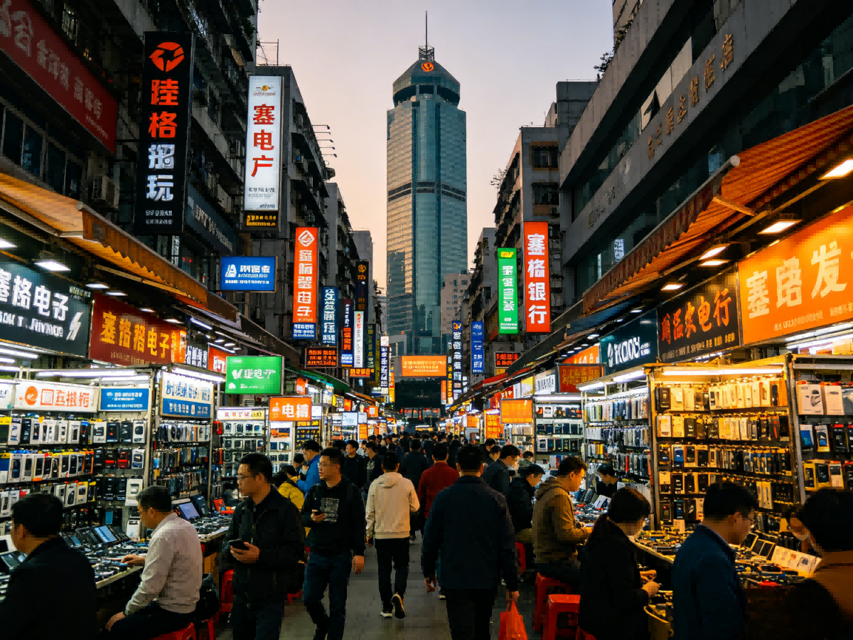 Huaqiangbei - Electronics market in Shenzhen